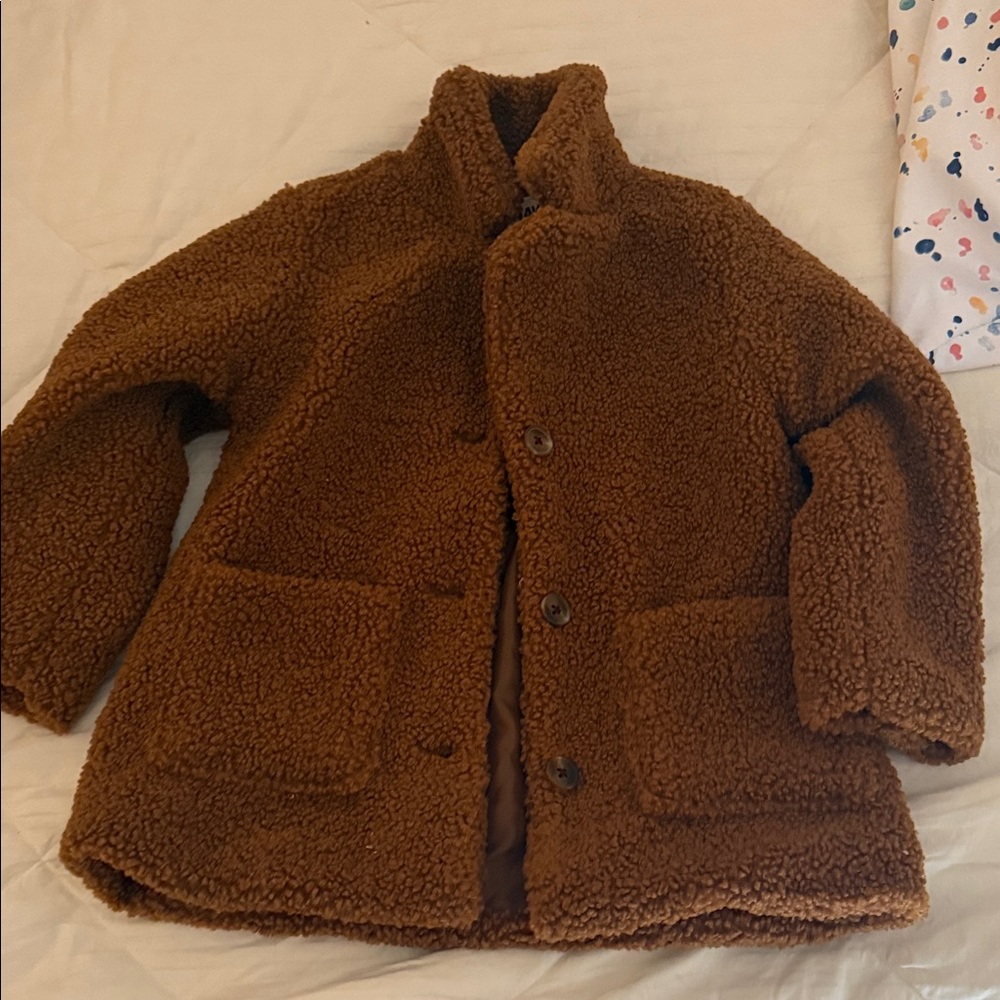Girls teddy coat